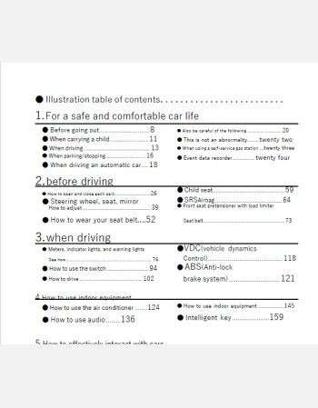 nissan wingroad 2016 2017& 2018 owners manual in english